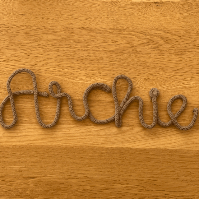 Knitted Name