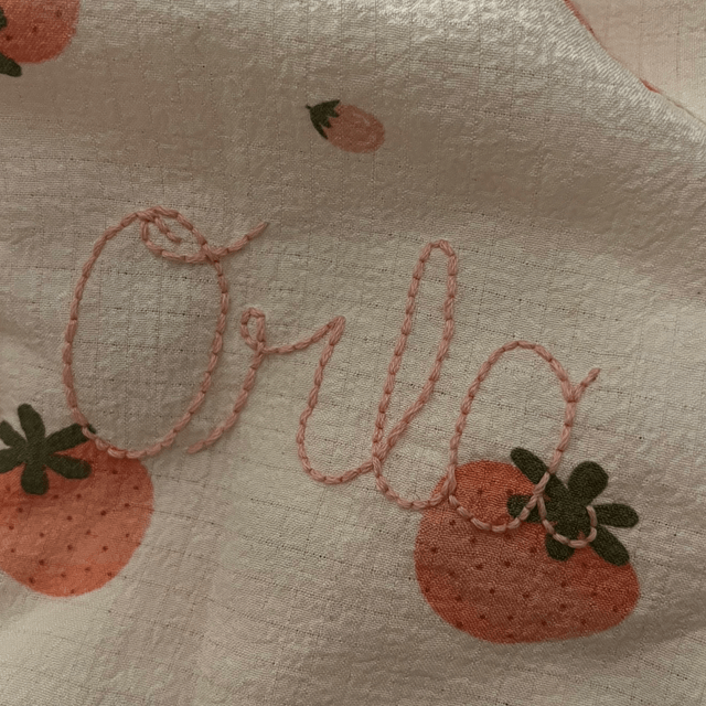 Strawberry Muslin pyjamas 
