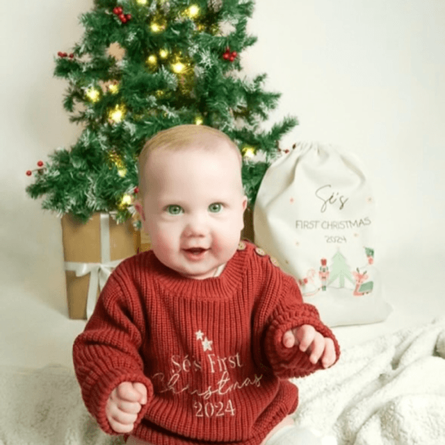 My first Christmas - Jumper or Romper 