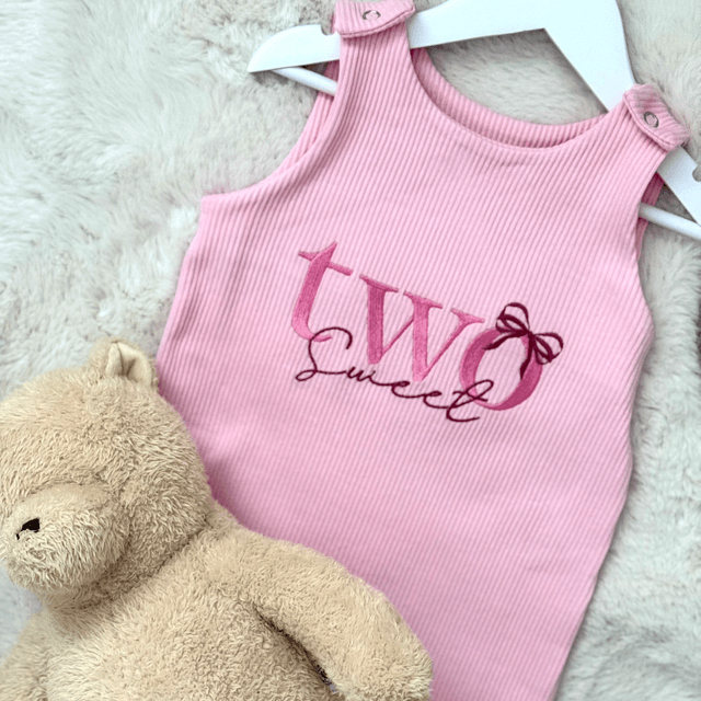 “Two Sweet” dungaree 