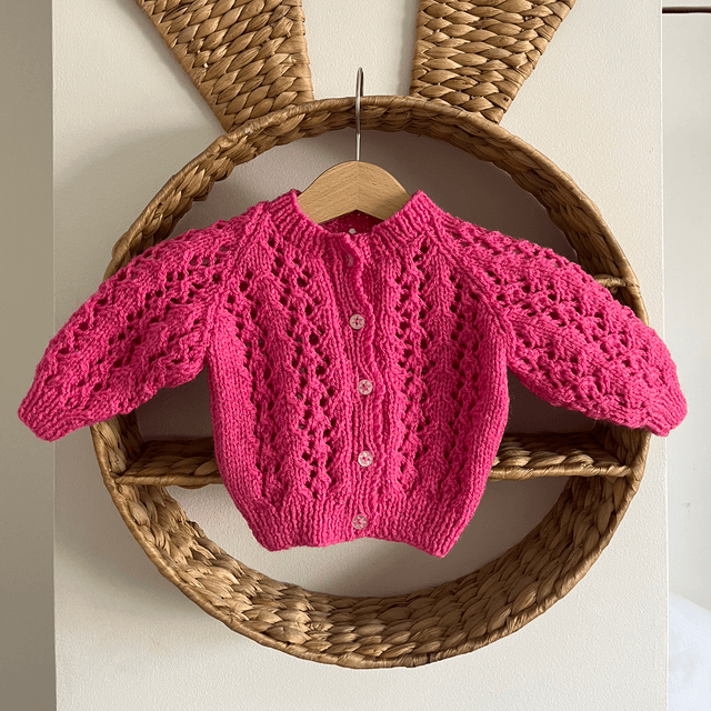 Pink Cardigan 