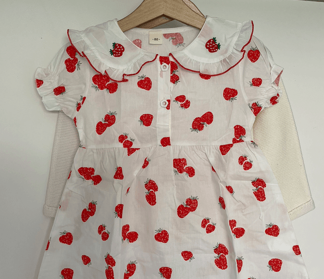 Strawberry Dress - 9-12months