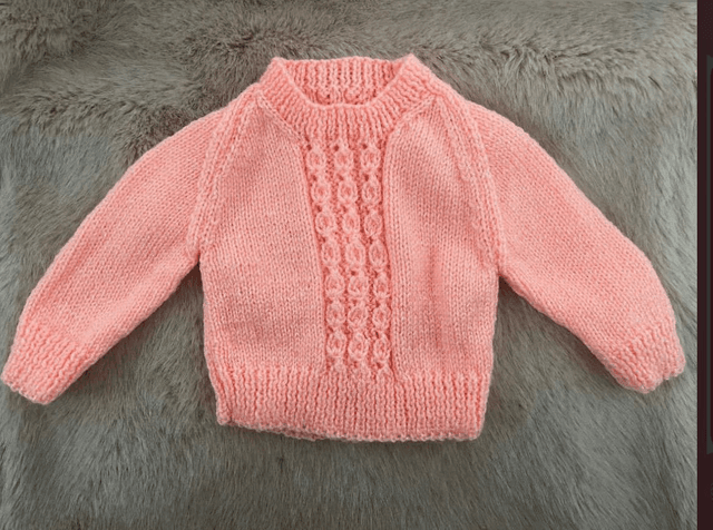 Glitter pink jumper 