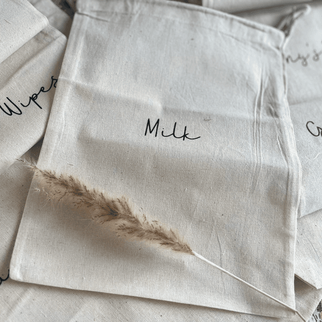 X1 cotton organiser bag (Large)