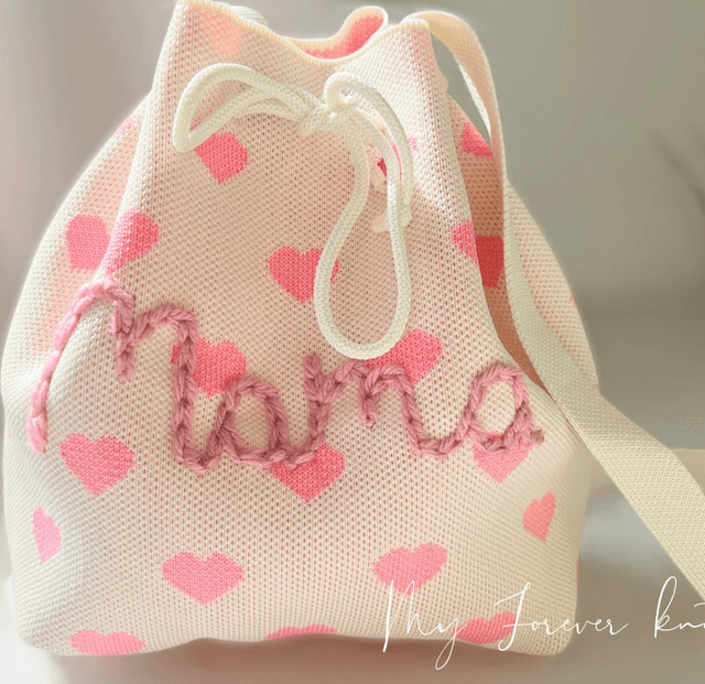 Mama love heart bag 