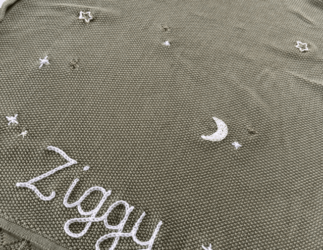 Moon &amp; Stars Scattered Blanket 